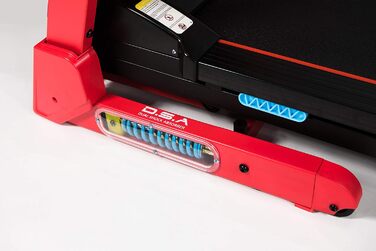 Біговий тренажер ECODE® складаний з DSA Double Shock Absorber, нахилом, Bluetooth та LCD-дисплеєм. 12 програм, опціональний масажер