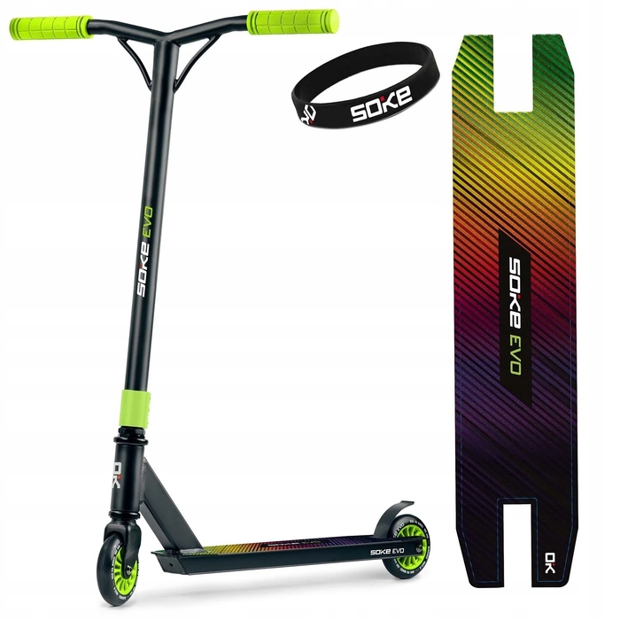 Трюковий самокат SOKE EVO ABEC-9 Stunt, до 100 кг
