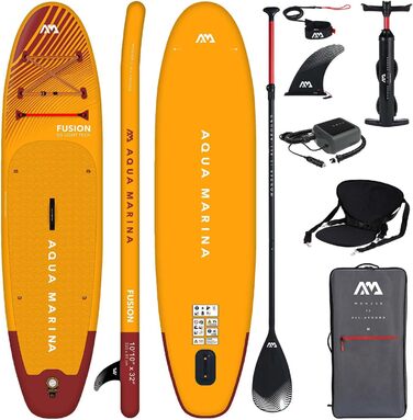 Надувний SUP Борд Aqua Marina Fusion (330x81x15 см) + Каяк-сидіння