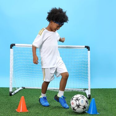 Дитячі футбольні бутси Hawkwell для твердого поля, чорно-зелені (30 EU, синьо-зелені)