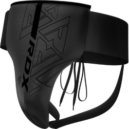 Чоловічий паховий захист RDX KARA для боксу та єдиноборств, штучна шкіра Maya Hide, захист паху для кікбоксингу, ММА, Муай Тай, тхеквондо, карате, чорний, розмір M