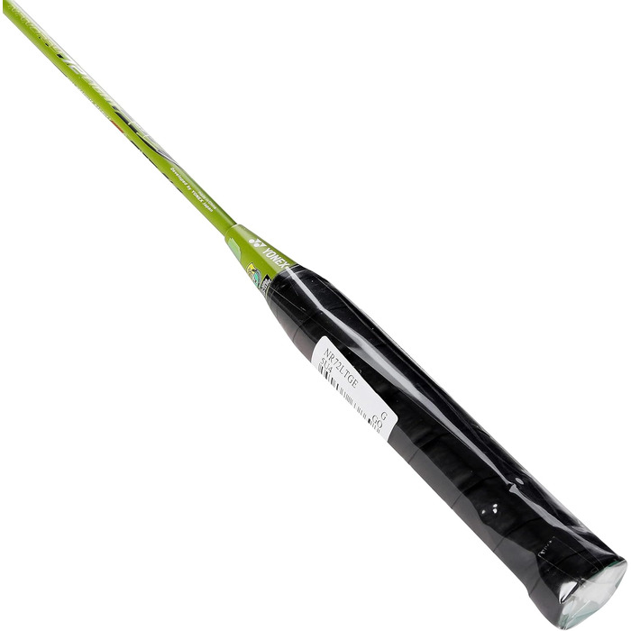 Бадмінтонна ракетка YONEX Nanoray 72, легка, золота, 5U G4, нанометрична технологія, X-FULLERENE, аеродинамічна ізометрична форма, Solid Feel Core, інтегроване T-з'єднання, розроблено в Японії, вироблено в Китаї