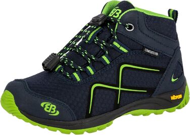 Черевики трекінгові та туристичні для дівчаток Brütting Guide High 34 EU, Колір: Морський, Лимонний