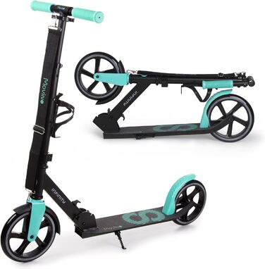 Самокат MOVINO Infinity Roller складаний, міський, з алюмінієвою декою, регульований по висоті, з тримачем для пляшки, для дітей та дорослих
