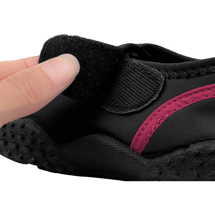 Активні водяні черевики для хлопчиків Lakeland Seathwaite з легкою застібкою (26 EU, чорний рожевий)