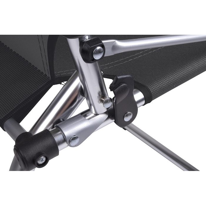 Крісло для кемпінгу Bo-Camp Copa Rio Comfort: чорне, розкладне, для відпочинку та риболовлі