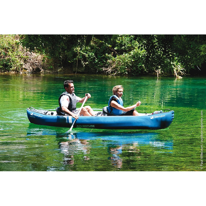 Надувний каяк Sevylor Adventure Kit для 2 осіб, з двома веслами і насосом, 314x88 см