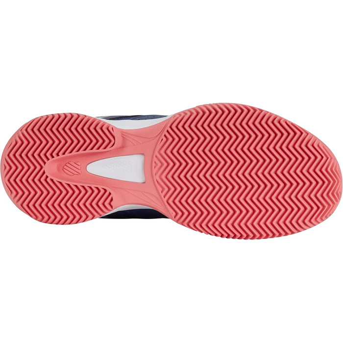 Жіноче тенісне взуття K-Swiss Speedex Hb, 37.5 EU, блакитний, білий, відтінок полуниці