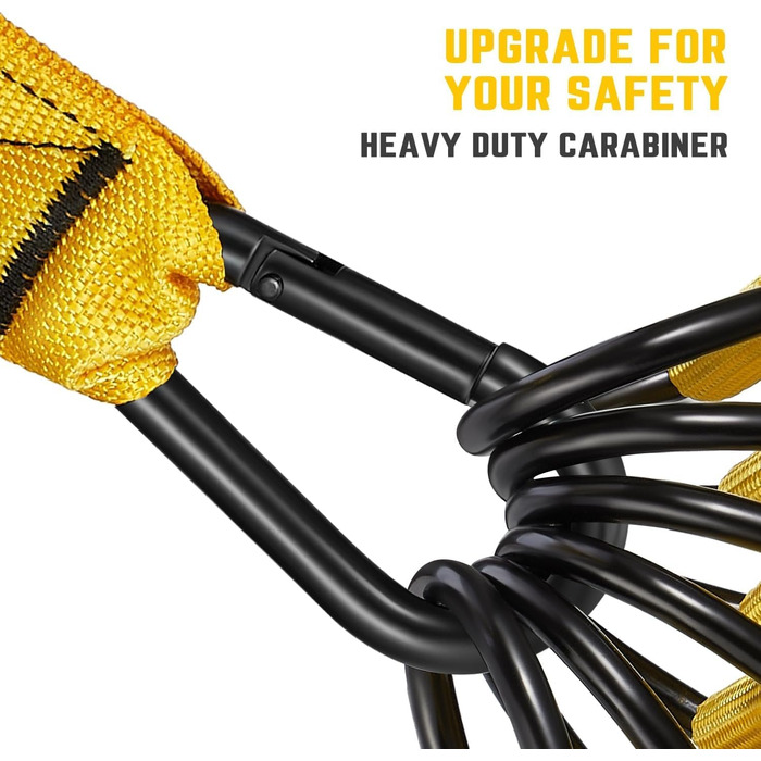 Гумові еспандери для фітнесу: комплект важких стрічок опору з ручками (до 163 кг) для силових тренувань, йоги, дому та фітнес-залу