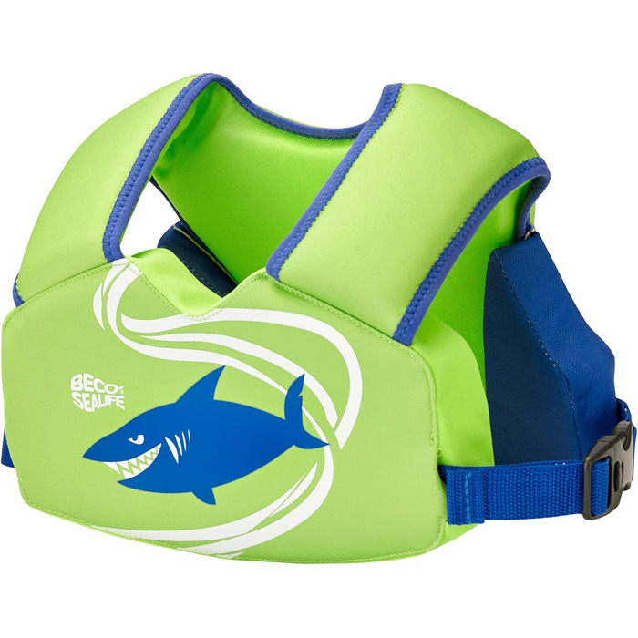 BECO-Sealife: Дитяча жилетка для плавання, 2–6 років, 15–30 кг, зелена