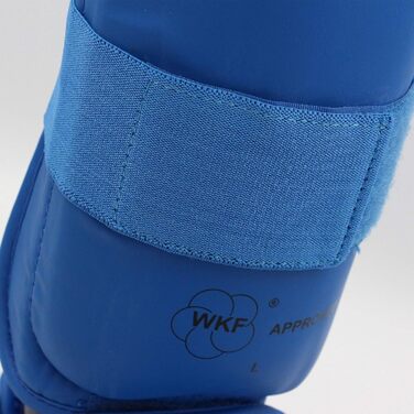 Захист гомілки та стопи Adidas WKF Karate знімний, L, синій