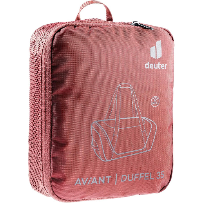Спортивна сумка Deuter AViANT Duffel 35 л для подорожей, червоно-синя