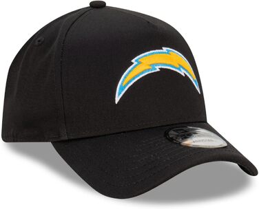 Кепка New Era NFL Los Angeles Chargers 9Forty A-Frame, чорна, універсальний розмір