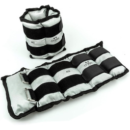 Важкі манжети C.P. Sports (2 шт.) для зап'ястя та щиколотки | Ваги для рук та ніг | 0,5KG – 8KG | Важкі манжети для фітнесу, бігу, витривалості, силових тренувань, залу