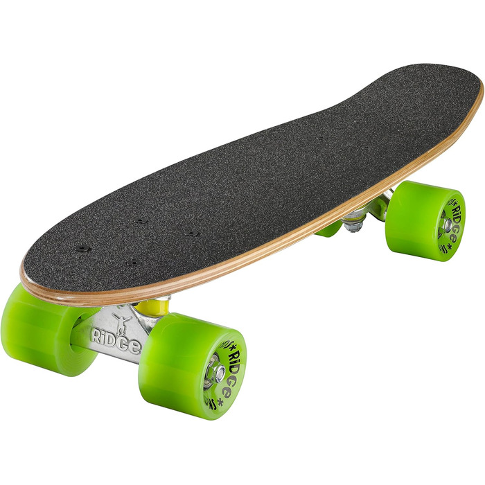 Скейтборд Ridge Maple Holz Mini Cruiser Number Three, зелений, 22 дюйми