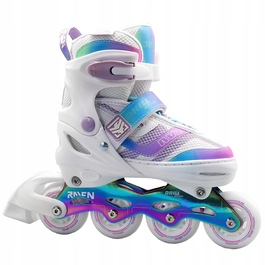 Регульовані ролики RAVEN Drill White/Neo Chrome (розмір 34-37)