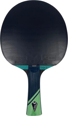 Настільна ракетка Butterfly Dimitrij Ovtcharov Gold з ITTF сертифікатом, Addoy накладкою 1,5 мм, Eva-технологія, для досвідчених гравців