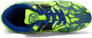 Дитячі футбольні бутси для хлопчиків та дівчаток, футбольні черевики для тренувань, розмір 38 EU, колір зелений