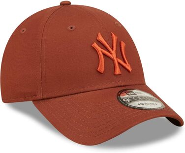Кепка New Era 9Forty Essential Yankees з металевою застібкою, бейсболка з вигнутим козирком, MLB, Нью-Йорк Янкиз, універсальний розмір, колір: Rust