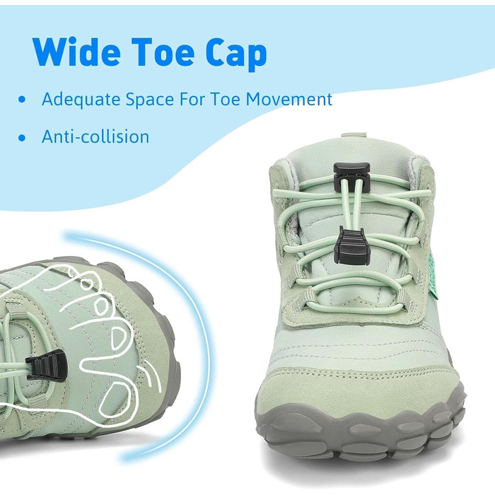 Дитячі босоніжки Saguaro: дихаючі, антиковзні трекінгові черевики, легкі мінімалістичні кросівки, розмір 26-36