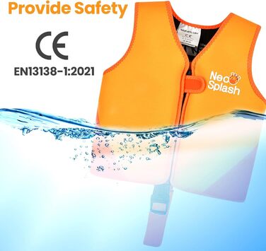 Спасальний жилет для плавання Kinder Mädchen Junge, для дітей 1-6 років, помаранчевий
