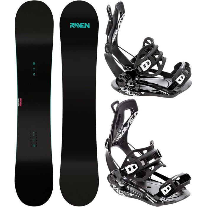 Сноуборд комплект RAVEN Pure Mint 143 см + кріплення FT360 Black