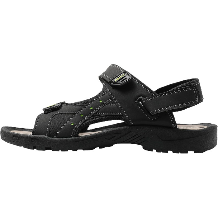 Чоловічі сандалі JOMIX для активного відпочинку та подорожей, на липучках, чорні (45 EU)