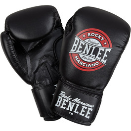 Боксерські рукавички BENLEE Rocky Marciano, унісекс, 14 унцій, чорні/червоні/білі, для тренувань