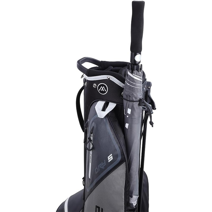 Сумка для гольфу Big Max Dri Lite Seven 2024 сіро-чорна - сумка для гольфу з водонепроникним покриттям