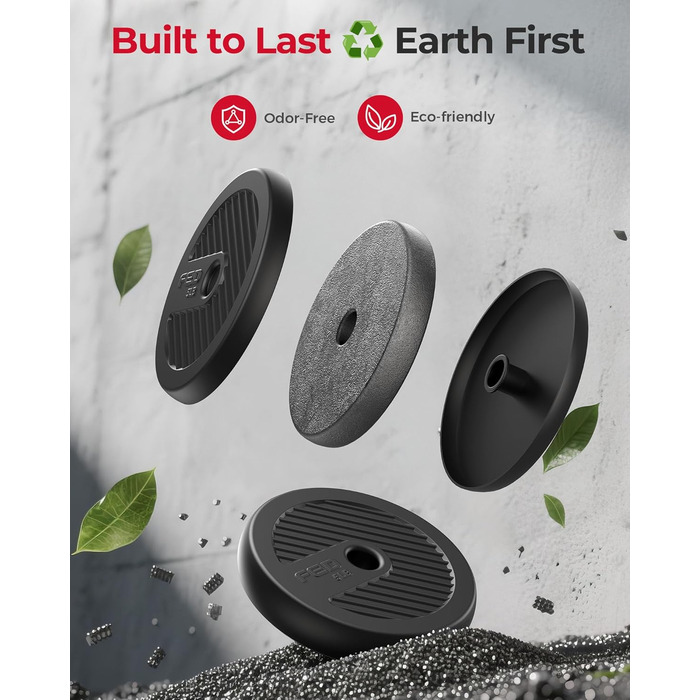 Регульовані гантелі FEIERDUN 20-70 кг, 4-в-1: штанга, гантелі, стійка для віджимань, фітнес для дому