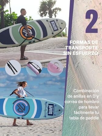 Надувне SUP дошка Niphean Stand Up Paddle Board з сидінням та аксесуарами. Paddleboard для будь-якого рівня майстерності. Електричний насос 50 PSI з сумкою для зберігання.