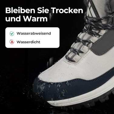 Зимові черевики Mishansha для жінок, утеплені, зимові чоботи, трекінгові, розмір 36-42 (38 EU), сірі