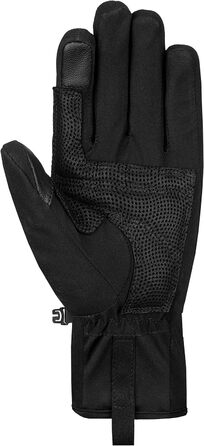 Жіночі лижні рукавички Reusch Trooper Touch-tec, теплі, водонепроникні, дихаючі, чорні/сріблясті, розмір 6