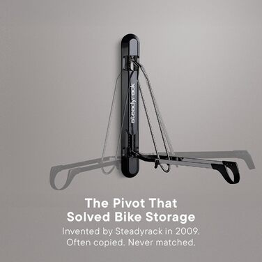 Тримач для велосипеда Steadyrack Classic Rack (2 шт.) - вертикальне кріплення на стіну для дому, гаража, паркінгу