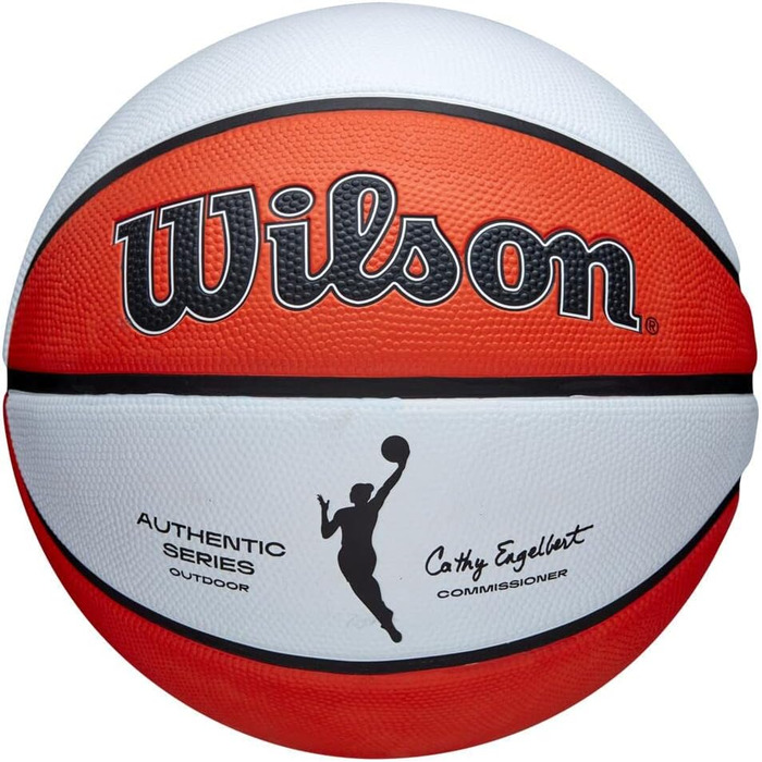 Баскетбольний м'яч WILSON WNBA Authentic Series, розмір 6, 28.5', для вулиці