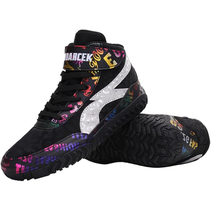 Легкі та дихаючі веслувальні/боксові черевики для дітей різного віку, 35 EU, чорні