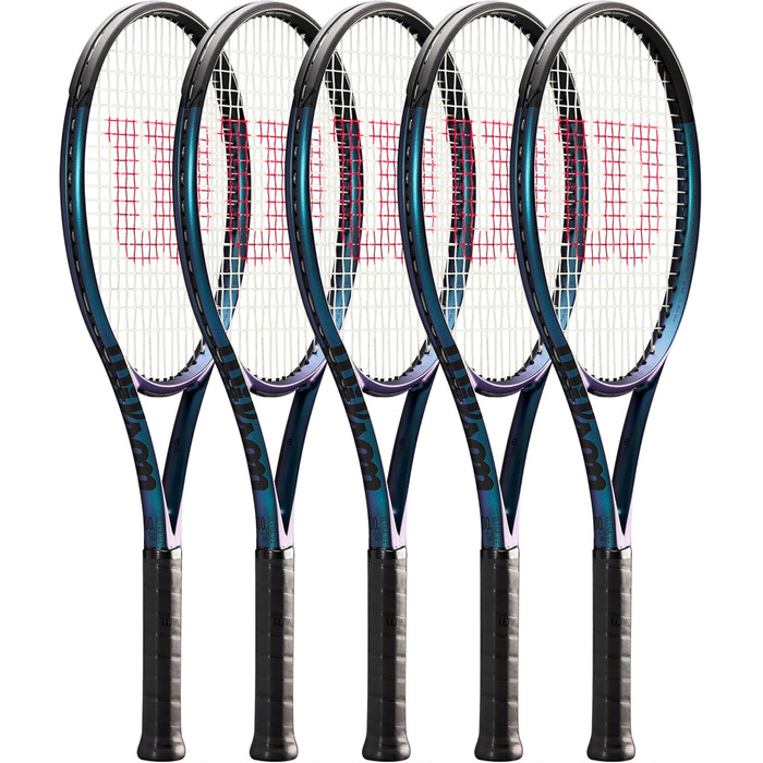 Тенісна ракетка Wilson Ultra 100UL V4.0 для дорослих, мультиколір