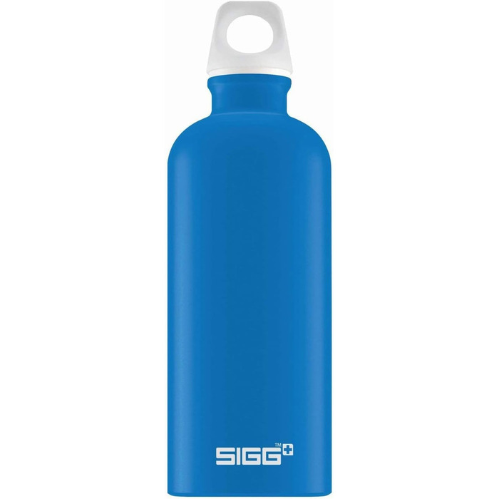 SIGG Алюмінієва пляшка для води Traveller, Швейцарія, для газованої води, герметична, легка, BPA-free, для туризму, 0,6/1/1,5 л