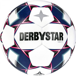 Футбольний м'яч Derbystar Tempo, розмір 5, біло-синій, унісекс, для дорослих