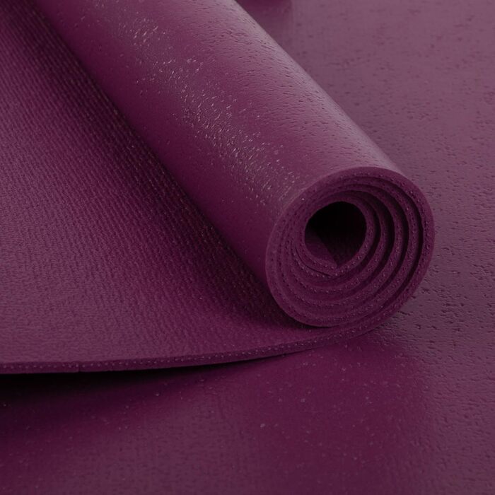 Йога-мат Bodhi Rishikesh Premium 60 XL, нековзкий, екологічний, для йоги та пілатесу, OEKO-TEX, німецька якість, колір wild berry
