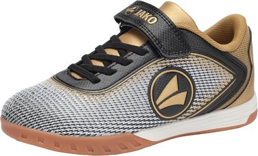 Детские кроссовки для зала JAKO J-SI Course (32 EU, черный/золотой)