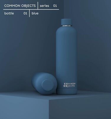 Термос-бутилка з нержавіючої сталі 750 мл Common Objects, ізольована, герметична, для газованої води, спорту, офісу, туризму