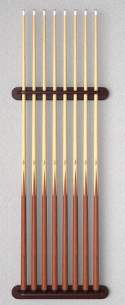 Стійка для київ/більярдних київ Viper на 8 київ, масив дуба, магонія, для кріплення до стіни