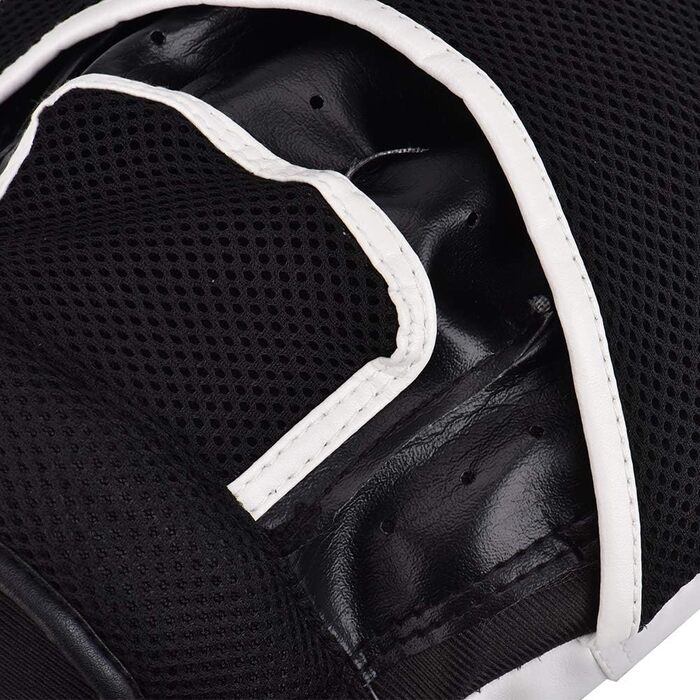 Рукавички для боксу Queta Pratzen PU, 1 пара: тренувальні рукавички для кікбоксингу, боксу, муай-тай, карате, тхеквондо, єдиноборств (білі)