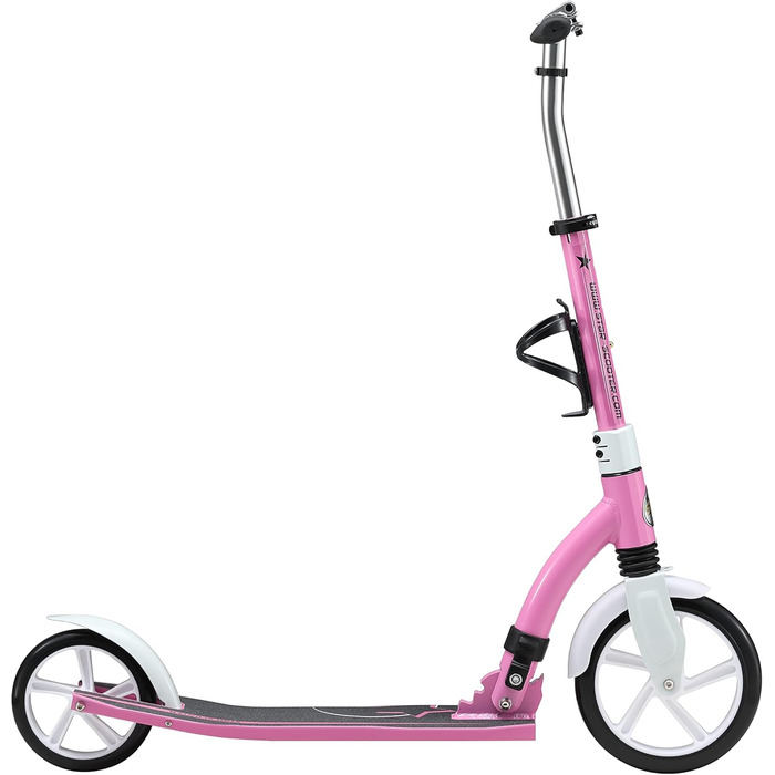 Самокат дитячий та дорослий STAR SCOOTER алюмінієвий, рожевий, колеса 230мм
