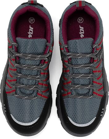 Жіночі трекінгові черевики JOMIX - Легкі, дихаючі, з антиковзанням, для хайкінгу та альпінізму (36 EU, Сірий)