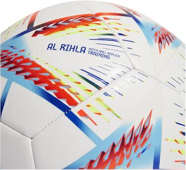 Футбольний м’яч adidas Al Rihla, розмір 4, біло-зелений, унісекс