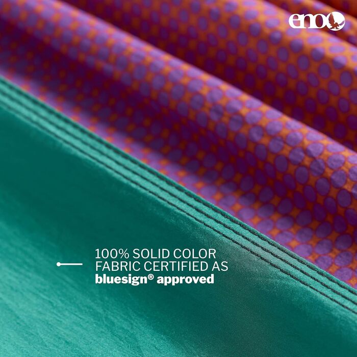 Гамак подвійний ENO DoubleNest Print Fade/Seaglass для кемпінгу, 1-2 особи, легкий