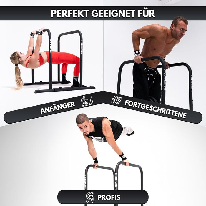 GORNATION Турнік для віджимань преміум-класу: регульований турнік для дому та вулиці, стійкий та зручний