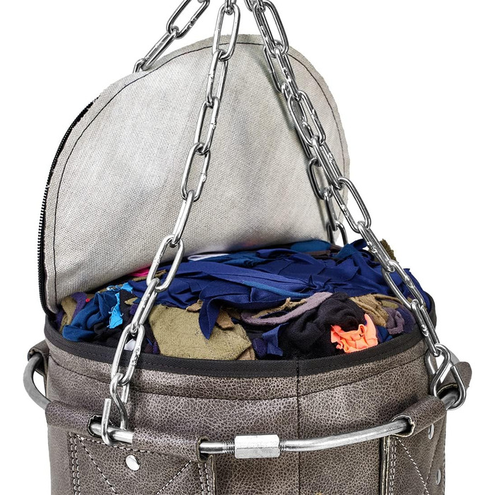 Боксерський мішок Bad Company Vintage з металевим кільцем та сталевою ланцюгом, з штучної шкіри. Розміри: 80/100/120/150/180 x 35 см (не заповнений)